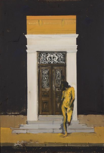 null VAKIRTZIS George, 1923-1988

Nude at the Door, 1975

oil on canvas (traces of...