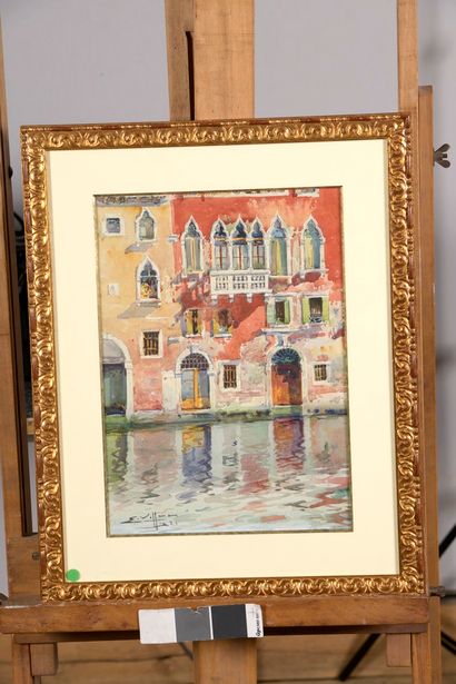 null VILLON Eugene, 1879-1951

Facades in Venice, 1921

watercolor gouache, signed...