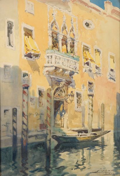 null VILLON Eugène, 1879-1951

Venise, façades sur le Grand Canal, 1927

aquarelle...