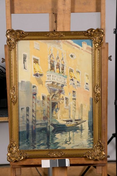 null VILLON Eugene, 1879-1951

Venice, facades on the Grand Canal, 1927

watercolor...