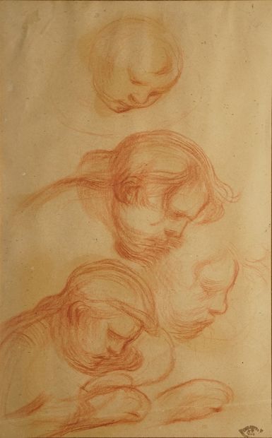 null CARRIÈRE Eugène, 1849-1906

Young girl in profile

study sheet in red chalk...