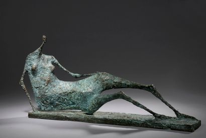 null YERMIA Pierre, born in 1964

Odalisque

bronze with antique patina, Chapon Fondeur...