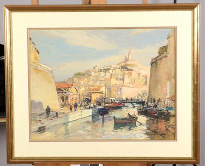 null VILLON Eugène, 1879-1951

Marseille, 1939

aquarelle et gouache (quelques traces...