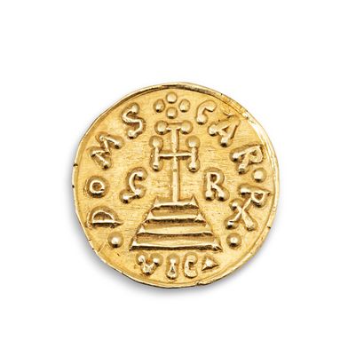 null LOMBARDS Benevento

Grimoald III, with Charlemagne (788 - 792)

Solidus pale...