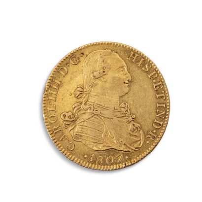 MEXIQUE - Charles IV 

8 escudos or 1807...