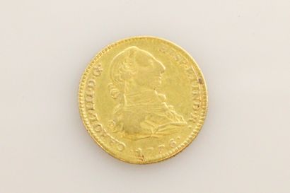 null SPAIN - Charles III 

2 gold escudos 1776 Madrid

Fried : 286

VG to TTB.