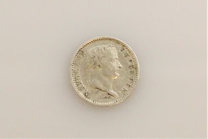  NAPOLEON I 
Quart de franc en argent 1808 Bayonne (4381 ex.) 
Le Franc : 161/4 
Rare,...