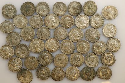 EMPIRE ROMAIN 
Lot de 42 Antoniniens de billon...