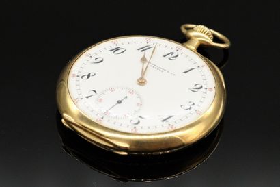 null 
PATEK PHILIPPE

No. 159529 / 266269

18k (750) gold pocket watch. Hinged case,...