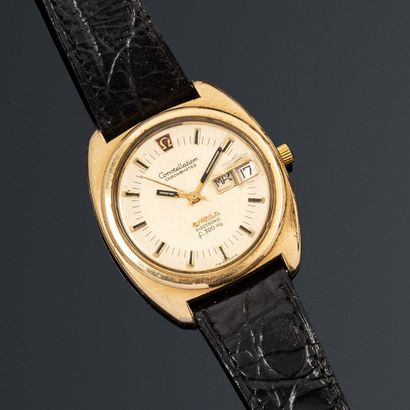 null OMEGA 

Constellation 

Ref. 1980034

Gold-plated metal wristwatch. Barrel case,...