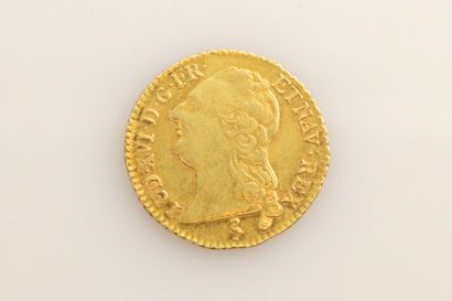null LOUIS XVI

Louis d'or au buste nu 1786 Paris

L4L 539 - Dup : 1707

Golden patina,...