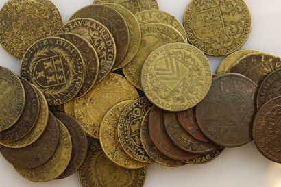 null TOKENS

Lot of about 80 tokens : 

- 48 of the Spanish Netherlands in copper,...