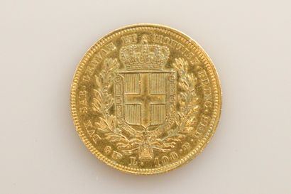 null FOREIGN CURRENCY 

Italy - Sardinia - Charles Albert

100 gold liras 1835 Turin.

Fried....