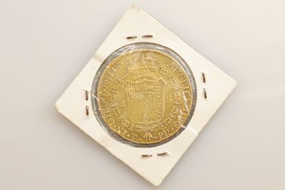  BOLIVIE - Charles IV 
8 escudos or 1791 potosi 
Fried : 6 
TB à TTB.