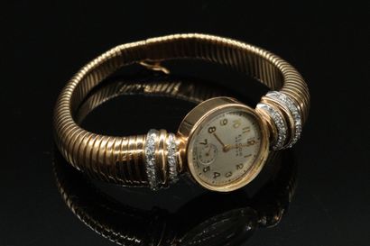 ELDOR 
Montre bracelet de dame en or 18k...