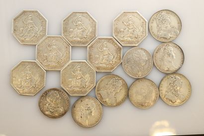 TOKENS

Lot of 44 silver tokens mainly XVIIIth...