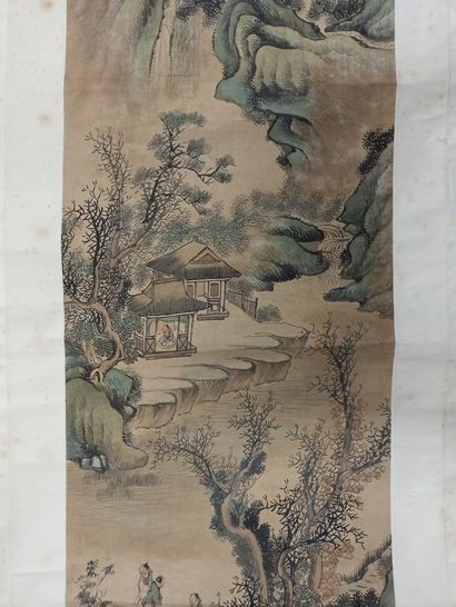 null CHINA - 20th century

Set of two paintings, ink and colors on paper, representing...