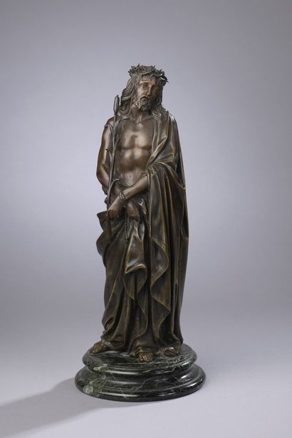 null ECCE HOMO

Sculpture en bronze à patine médaille figurant un christ aux liens...