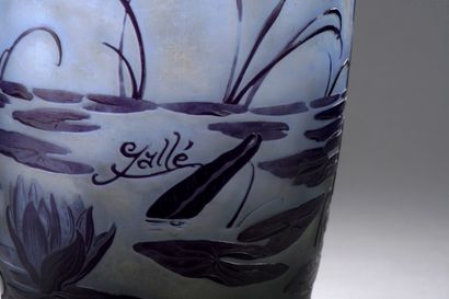 null ETABLISSEMENTS GALLE (1904 - 1936)

Vase with obusal body and open neck. Proof...