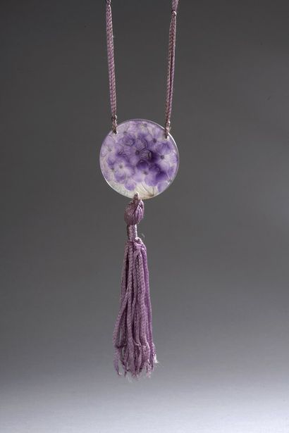 null Gabriel ARGY-ROUSSEAU (1885 - 1953)

"Hydrangeas" (model created in 1921). Necklace...