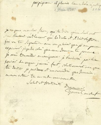 null Jacques Coquille, dit DUGOMMIER (1736-1794) général, député de la Guadeloupe...