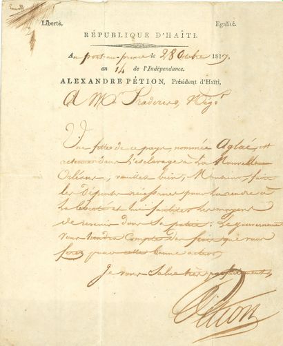 null Alexandre PÉTION (1770-1818), indépendantiste et révolutionnaire haïtien, premier...