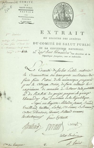 null comité de salut public. 2 P.S., 18-19 thermidor II (5-6 août 1794) ; 1 et 2...