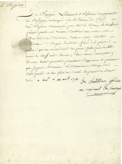 null Wars of VENDÉE. 3 letters and documents from Vendéen leaders.



Pierre-Louis...