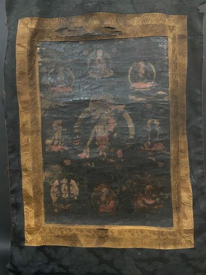 null Tanghka

Polychrome painting on canvas representing in its center Tara surrounded...