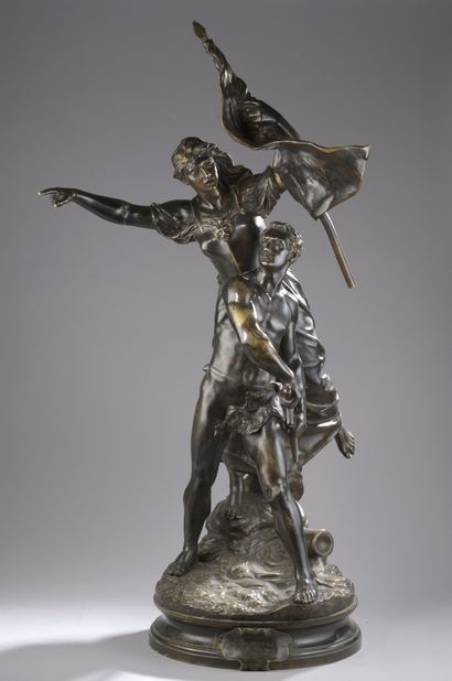 GAUDEZ Adrien, 1845-1902

Pro patria

bronze...