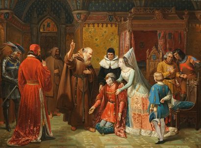 null GOSSE Nicolas Louis, 1787-1878

Louis XI asking Saint François de Paule for...