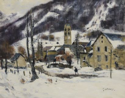 null SEBIRE Gaston, 1920-2001

Village under the snow

oil on canvas

signed lower...