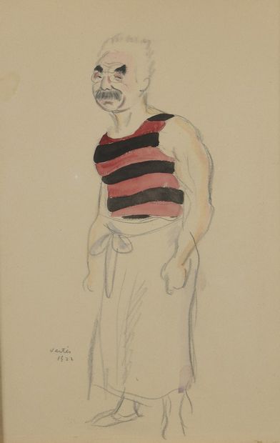 null VERTÈS Marcel, 1895-1961

Projets de costumes, 1922

5 dessins au crayon noir...