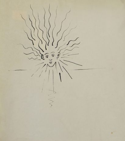 null COCTEAU Jean, 1889-1963

Sun Head

pen and ink on paper (insolation and small...