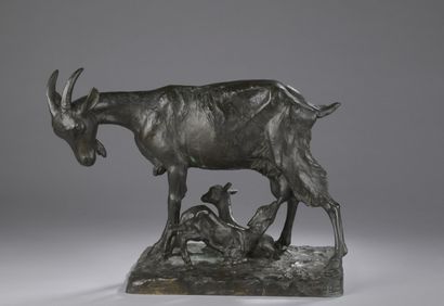 null VACOSSIN Georges Lucien, 1870-1942

Chèvre et chevraux

groupe en bronze à patine...