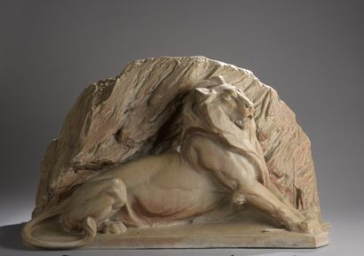 null 
BARTHOLDI Auguste, 1834-1904




The Lion of Belfort




molding in patinated...