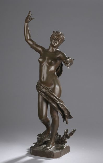 null CHARPENTIER Félix, 1858-1924

The Song

bronze with medal patina, E. COLIN ET...