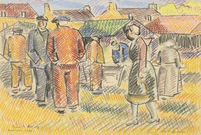 null DE BELAY Pierre, 1890-1947

Market in Audierne, 1943

charcoal and gouache on...