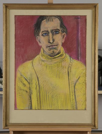 null BERNI Antonio, 1905-1981

Portrait du peintre Cordero Sausa

pastel sur papier

signé...