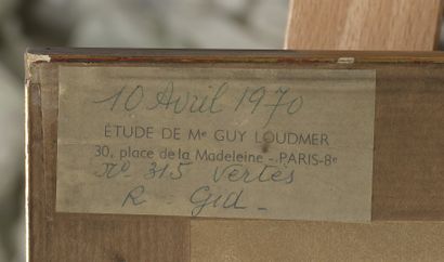 null VERTÈS Marcel, 1895-1961

Baigneurs et pêcheur devant l’hotel Miramar

plume,...
