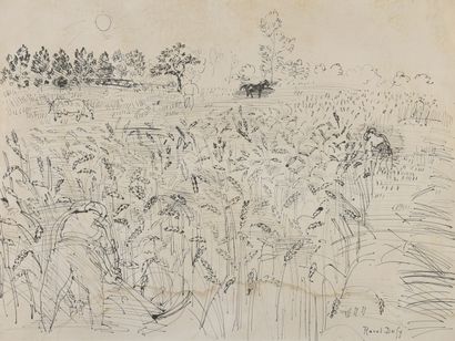 null DUFY Raoul, 1877-1953

The harvest

pen and ink on paper (important wetness...