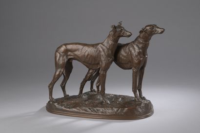 FRÉMIET Emmanuel, 1824-1910

Greyhound Dogs

group...