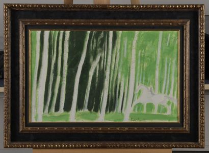 null BRASILIER André, born in 1929

Forest

oil on canvas

signed lower right, titled...