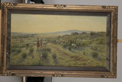 null GADAN Antoine, 1854-1934

Young shepherds and their flock

oil on canvas (missing,...