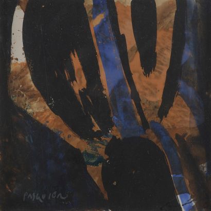 null PASQUIER Noël, born in 1941

Untitled

two compositions with gouache and acrylic...