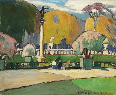 null VERDILHAN Louis Mathieu, 1875-1928

The Luxembourg garden

oil on canvas (traces...