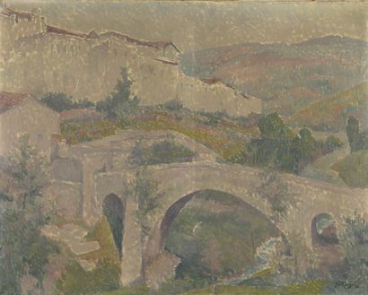 null RUBCZAK Jan, 1884-1942

Landscape with a bridge

oil on canvas (small accidents,...