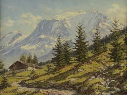null CORBET Paul, 1920-2005

Mazot près du Mont-Blanc

huile sur toile

signée en...