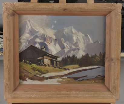 null WIBAULT Marcel, 1904-1998

The valley of Chamonix

oil on isorel

signed lower...