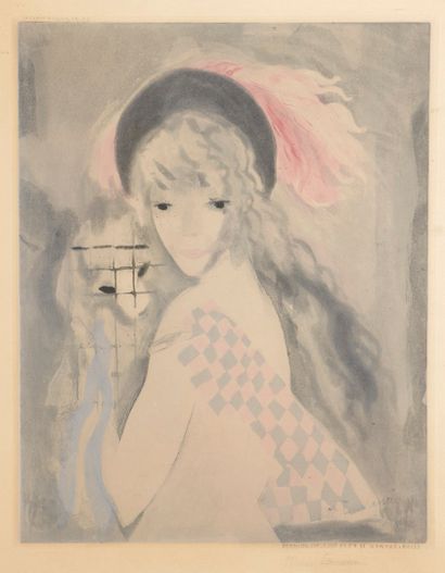 null LAURENCIN Marie, 1883-1956, after VILLON Jacques, 

1875-1963

The woman with...